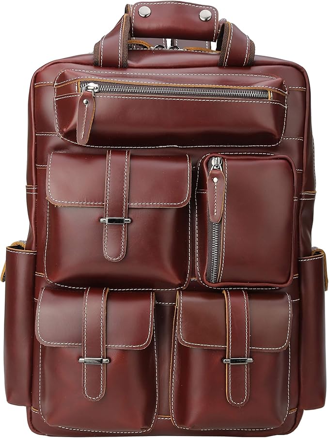 cowhide mini backpack