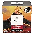 Taylors of Harrogate Hot Lava Java Coffee Bags - 10 enveloped bags (Pack of 3, total of 30 Coffee Bags)