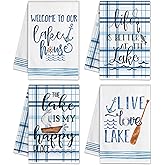 pinata Lake House Decor for The Home, Lake Life Decor, Lake House Gifts, Life is Better at The Lake, Decorative Kitchen Towels, Hand Towels, Tea Towels, Housewarming Gift for New Home