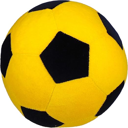 Peluche de Fussball, Amarillo y Negro. Un regalo para fútbol Fan ...