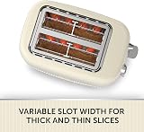 Breville Bold 2 Slice Toaster High Lift Wide Slots Cream Silver Chrome VTR003 view 2