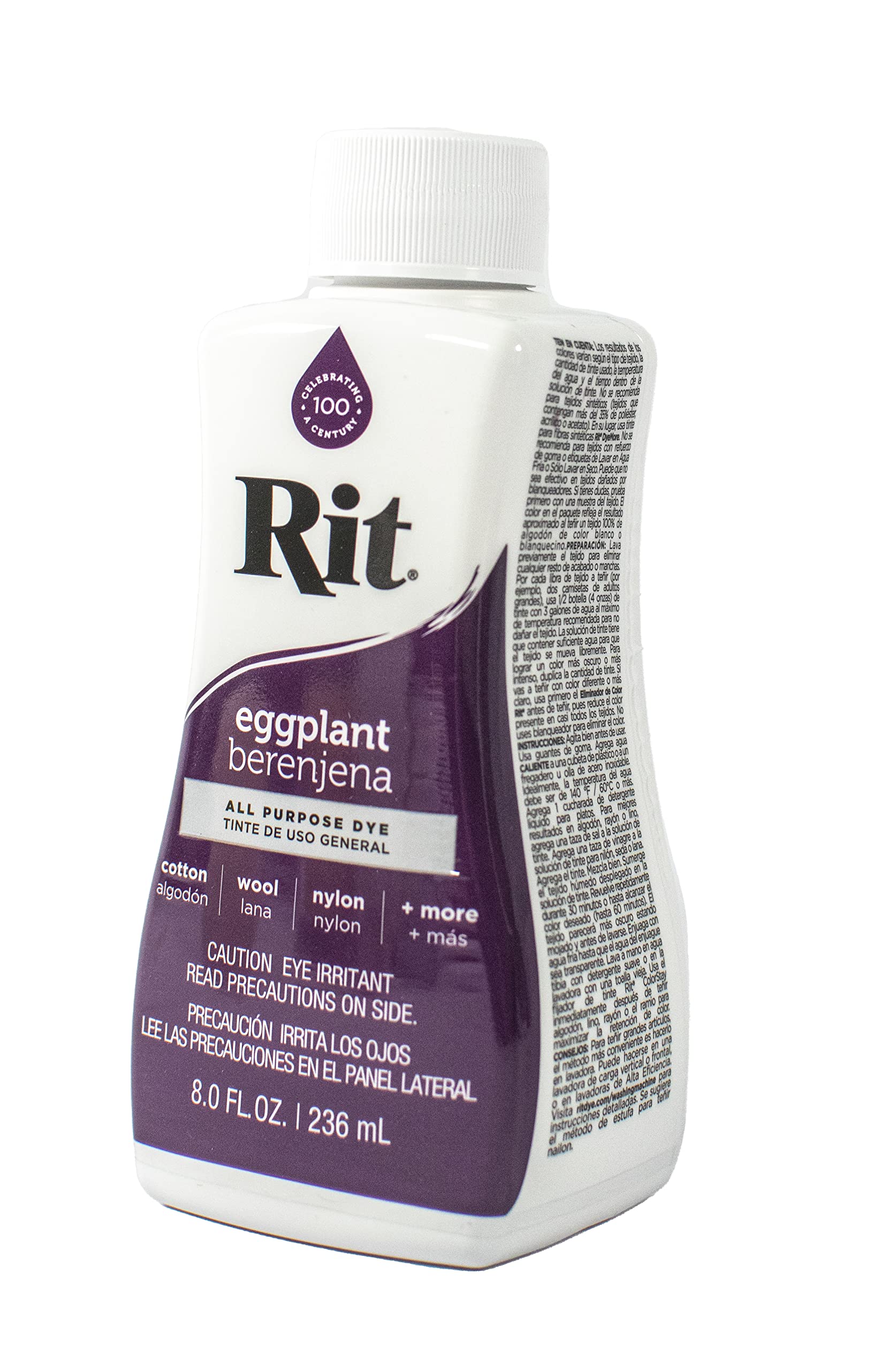 Rit Dye Liquid 236ml Eggplant