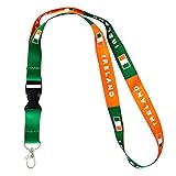 Country of Ireland Flag Lanyard for Keys Keychain