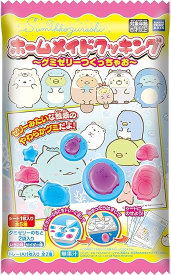 Amazon タカラトミーアーツ すみっコぐらしホームメイドクッキンググミゼリーつくっちゃお 8個入 食玩 手作り菓子 すみっコぐらし 通販