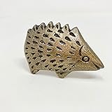 Hedgehog. Vintage Antique Iron Bronze Handmade