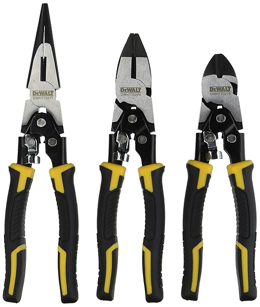 Dewalt Pliers Set Diagonal 3 Piece Chrome Vandm Amazon.in Industrial