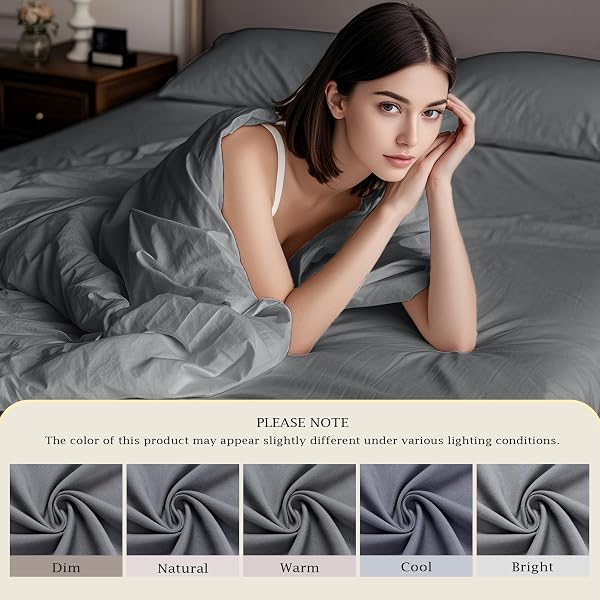 FRESHCULTURE FULL FITTED SHEET ONLY – PREMIUM HOTEL-QUALITY FITTED SHEET FOR FULL BED – ULTRA SOFT & BREATHABLE BRUSHED MICROFIBER – ELEGANT BLACK BOX PACKAGING (DARK GREY)