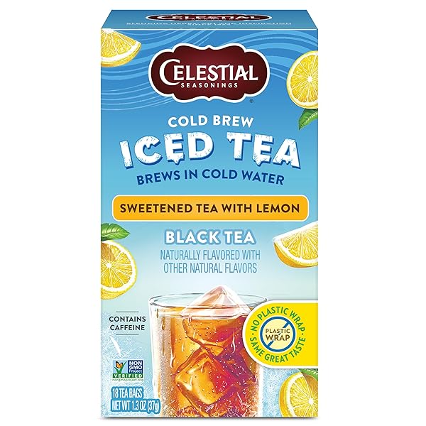 CELESTIAL SEASONINGS COLD BREW SWEETENED TEA WITH LEMON...