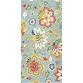 Lahome Collection Floral Runner Rug 2'x4' Non Slip Vintage Hallway Runner Rug, Laundry Throw Rugs and Mats for Laundry Room, 