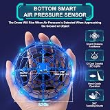 ETPlanet Hand Operated Flying Toy Drone for Kids 360° Gesture LED Lights view 3