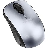 Amazon Basics Wireless Computer Mouse with USB Nano Receiver - Silver, 5-Pack