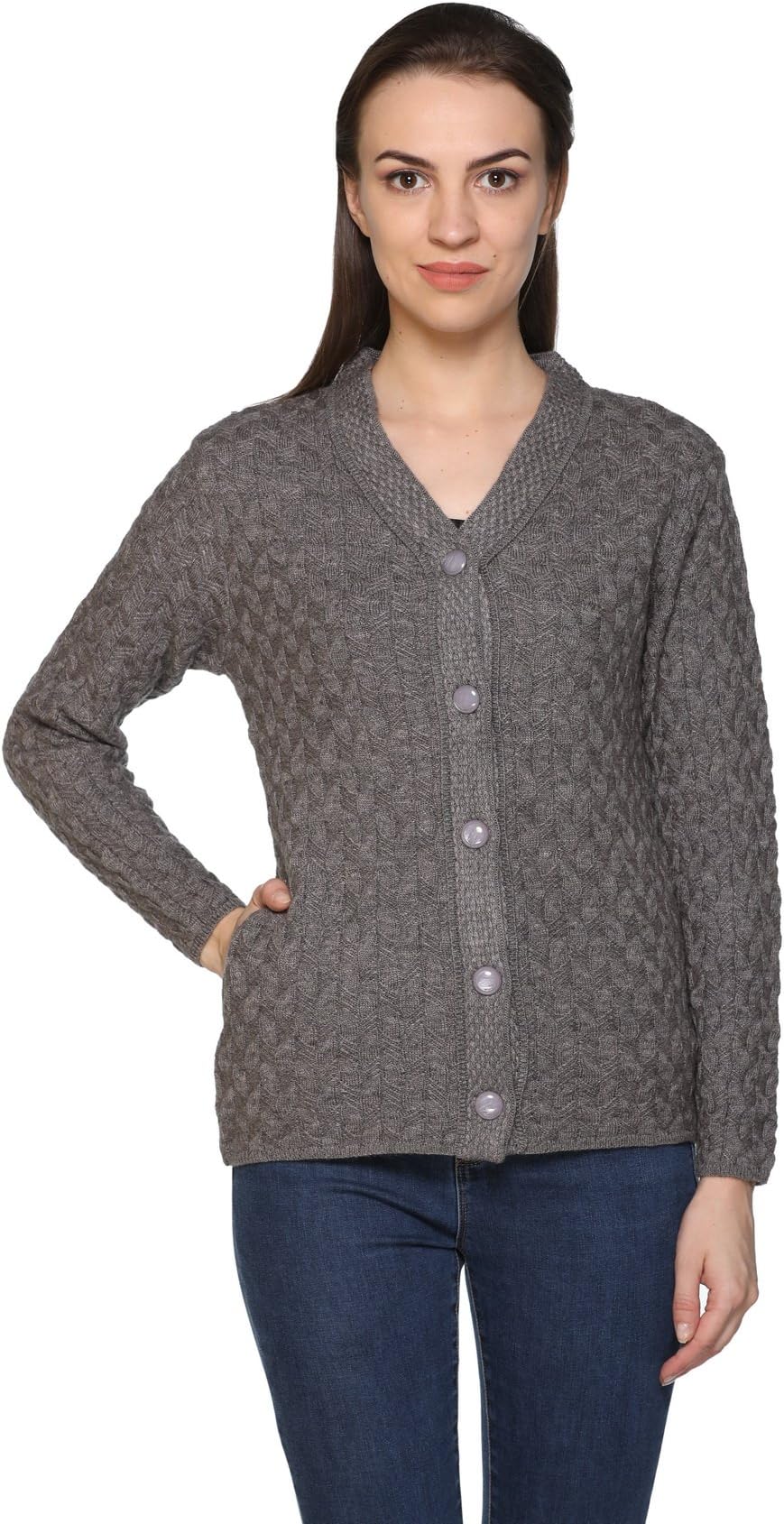 Aarbee Women's Blended V-Neck Sweater