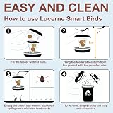 SWISSINNO Bird Feeders Hanging Station Lucerne No Mess Seed Tray 7 Fat Balls view 7