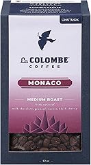 La Colombe Monaco Medium Roast Whole Bean Coffee - Notes of Milk Chocolate, Graham Cracker, Black Cherry, 12 Ounce (Pack of 1