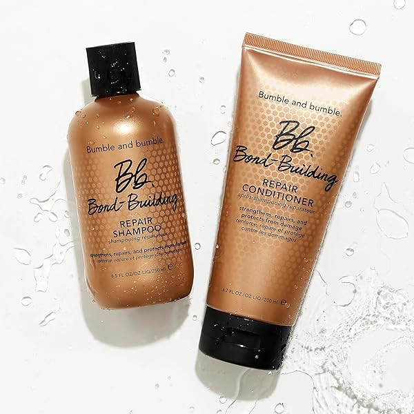 BUMBLE AND BUMBLE. BOND-BUILDING HAIR REPAIR CONDITIONER | FOR DAMAGED HAIR | COLOR SAFE | ANTI FRIZZ + ADDS SHINE | CURLY, WAVY, STRAIGHT, 6.7 FL OZ