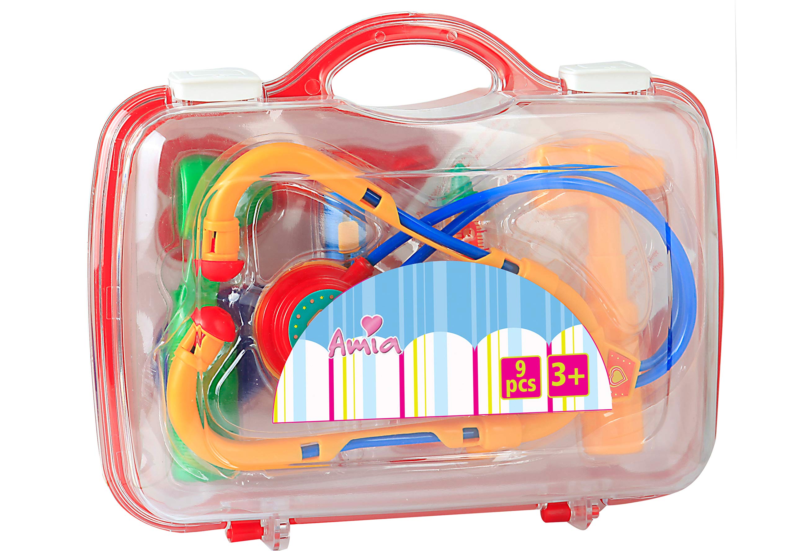 The Toy Company Amia Doctor Case with Accessories (9 Pieces)