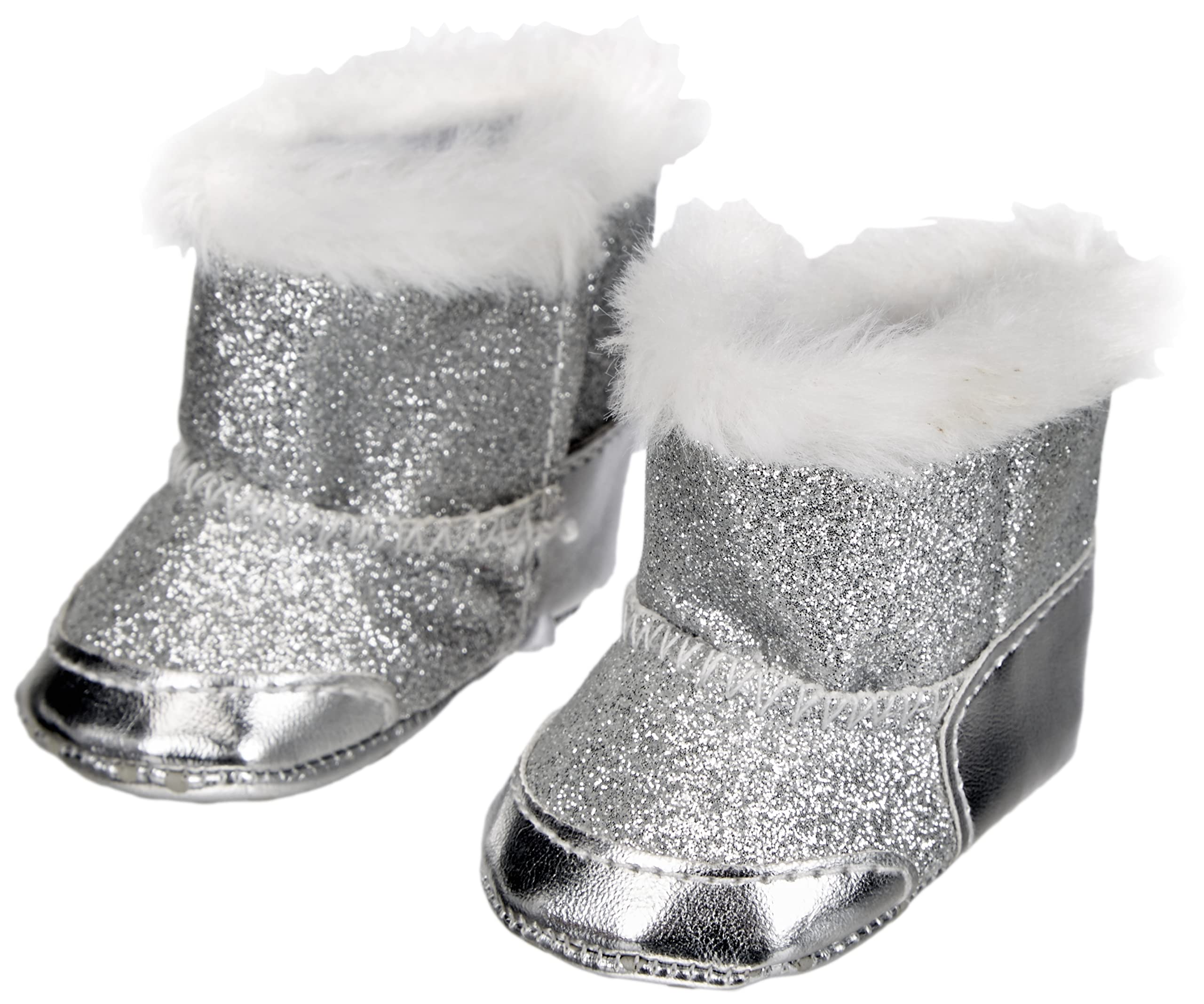 Heless 844 – Boots for Dolls, Silver, Size 38 – 45 cm