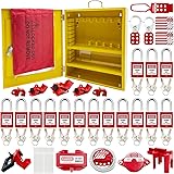 SAFBY Lockout Tagout Station Kit Board Locks,Lock