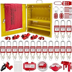 SAFBY Lockout Tagout Station Kit Board Locks