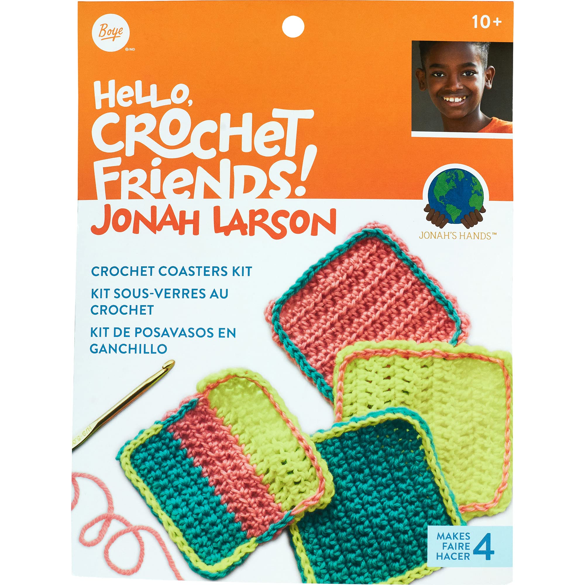 Boye Jonah Larson Crochet Friends - Coasters KIT