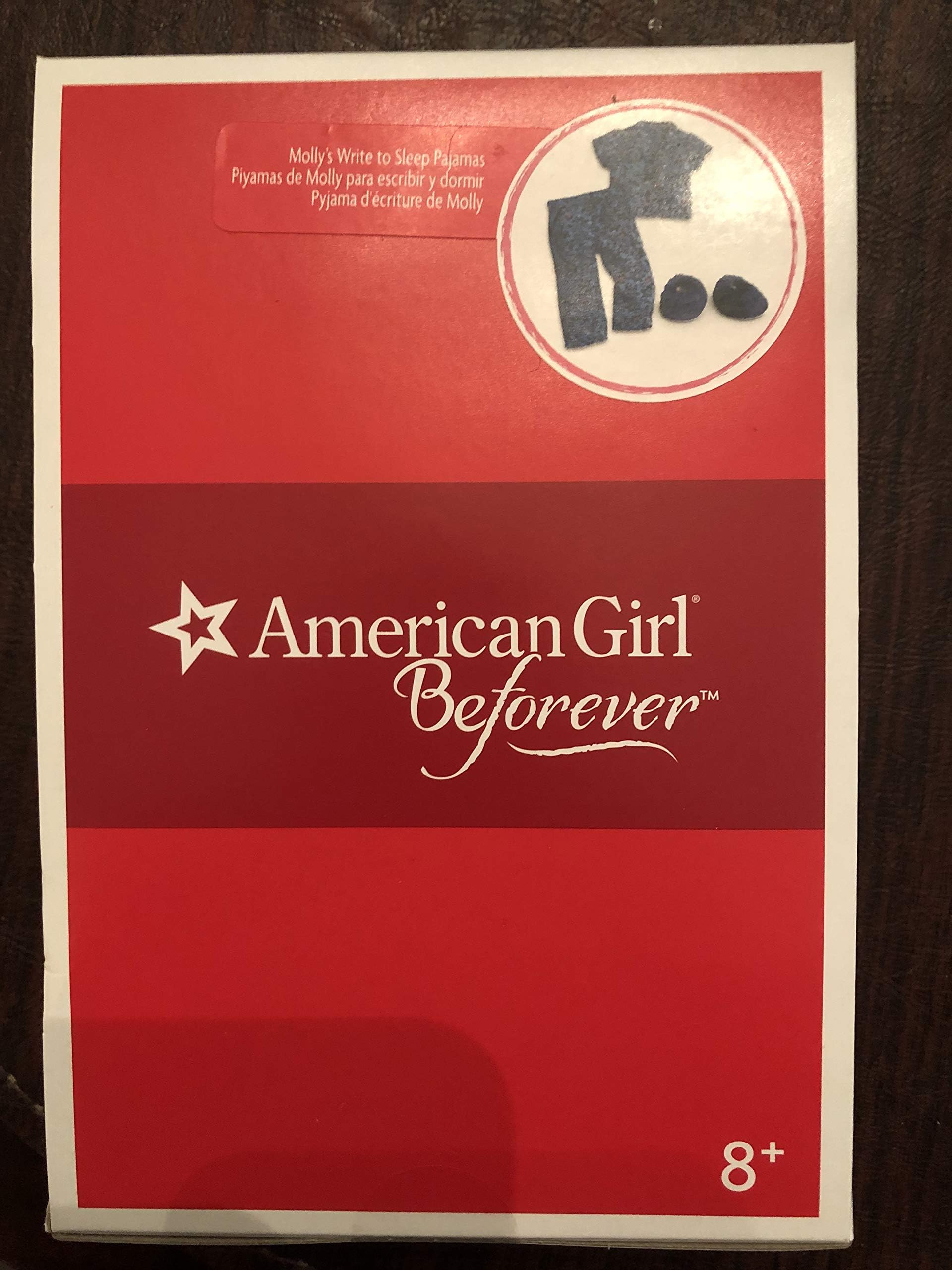 American Girl Molly's Write to Sleep Pajamas for 18" Dolls (Doll Not Included)
