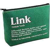 PWHAOO Link Definition Cosmetic Bag Sorority Gift For Her (Link Definition B)