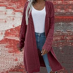 ADJHDFH Cardigans For Women Trendy Long Cardigan