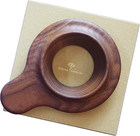 Amazon コーヒードリッパー 木製 キャンプ アウトドア 1人用 かっこいい ウォールナット 北欧 ドリッパー オンライン通販