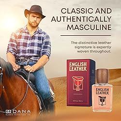 Dana English Leather Cologne for Men 8 Oz