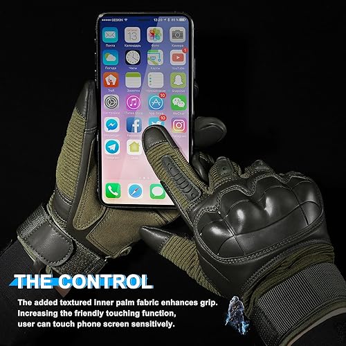 WTACTFUL Touch Screen Tactical Gloves for Men Airsoft Paintball