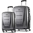 Samsonite Winfield 2 Hardside Luggage with Spinner Wheels, Charcoal, 2-Piece Set (20/28)