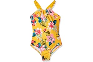 Kanu Surf Girls Jasmine Beach Sport Halter One Piece Swimsuit