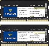 Timetec 16GB Kit DDR4 2400MHz SODIMM 2x8GB PC4-2400T 1.2V CL17 Non-ECC
