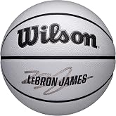 WILSON NBA Player Icon UV Basketball - Lebron James, Size 7-29.5" | For sunny league play and pickup games, with Real Grip Coating and Ever Bounce Technology for responsive control