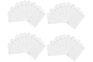 PATIKIL Golf Score Sheet, 40 Sheets 6 x 3.9 Inch Golf Scorecard Record Score Keeper Card for Tracking Score Record Tools Outd