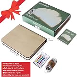 BONNYCO Led Book Light Wooden Folding Lamp with Remote 16 Colors Timer view 7