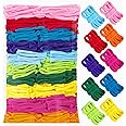 800 PCS Weaving Loom Loops Potholder 7 inch Durable Nylon DIY Crafts Projects for Kids Adults Rainbow Loops Flexible Loom Kit Elastic Ideal Gifts for Girls Ages 5 6 7 8-12 13 Crafts Supplies