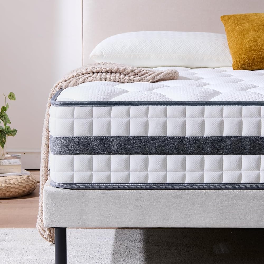 Twirest Double Mattress Hybrid Memory Foam Spring 7-Zone 135x190x22cm