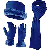 boxed-gifts Women's Warm Fleece Winter - Women's Hat and Glove Set + Hats Gloves Scarves for Women