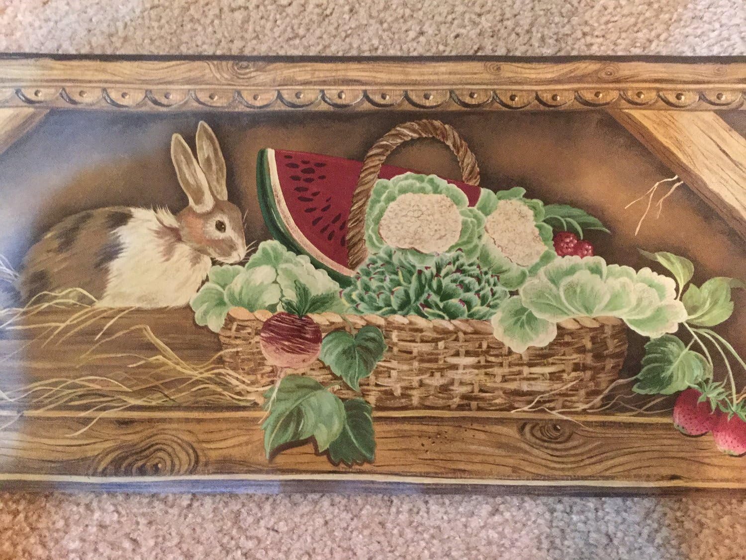 The Village Company Rabbit Wallpaper Border Brown Wallpaper Borders Amazon Canada