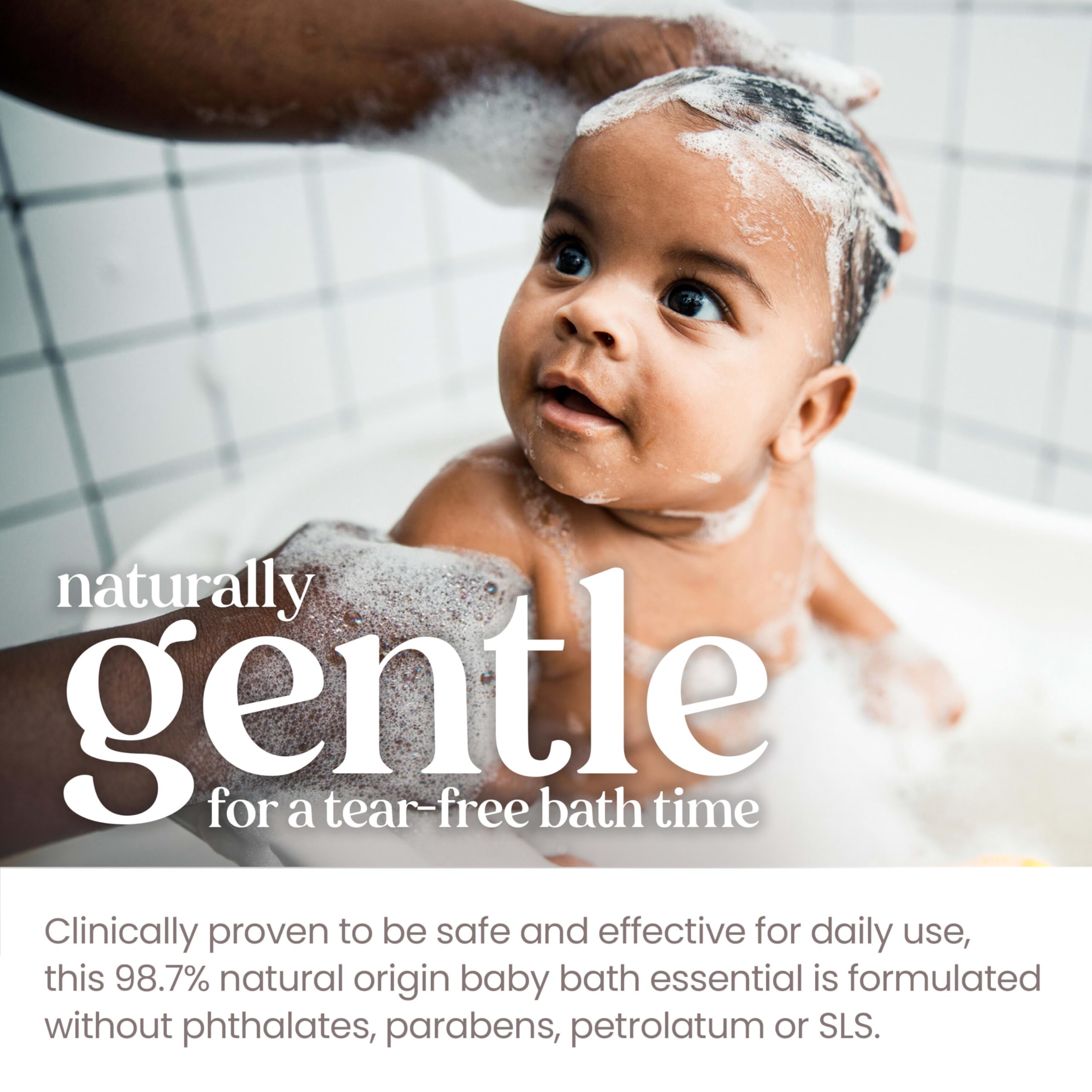Baby Shampoo & Wash, Burt's Bees Tear Free Soap, Baby Care, Original, 21 Ounce (Packaging May Vary)
