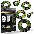 Skin Grip Freestyle Libre 2 & Lingo Sensors Cover – Compatible with Infusion Sets, Waterproof Adhesive Tape, Covers w/Cutout (Not for Libre3), Lasts 10-15 Days, CGM Sensor Patches, Camo