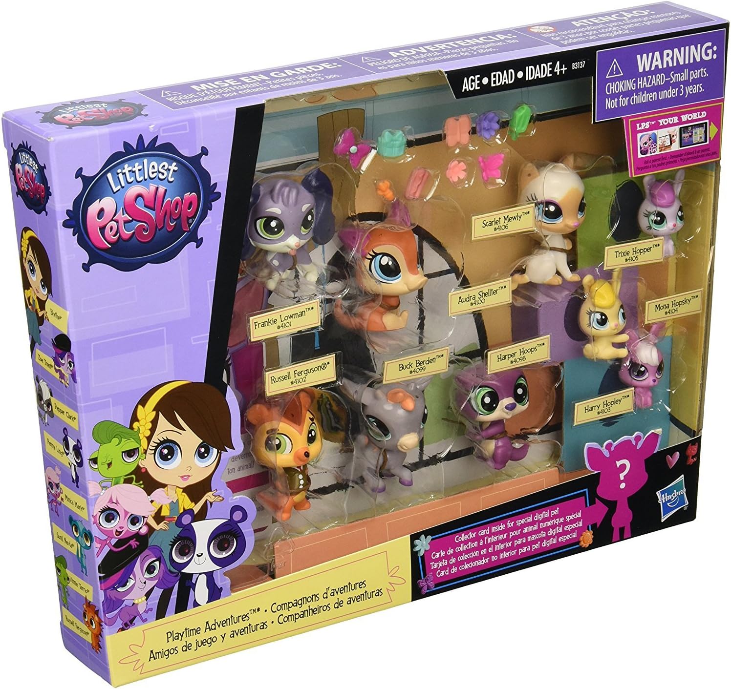 Littlest Pet Shop Exclusive Playtime Adventures Set By Littlest Pet 