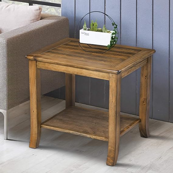 side table with light