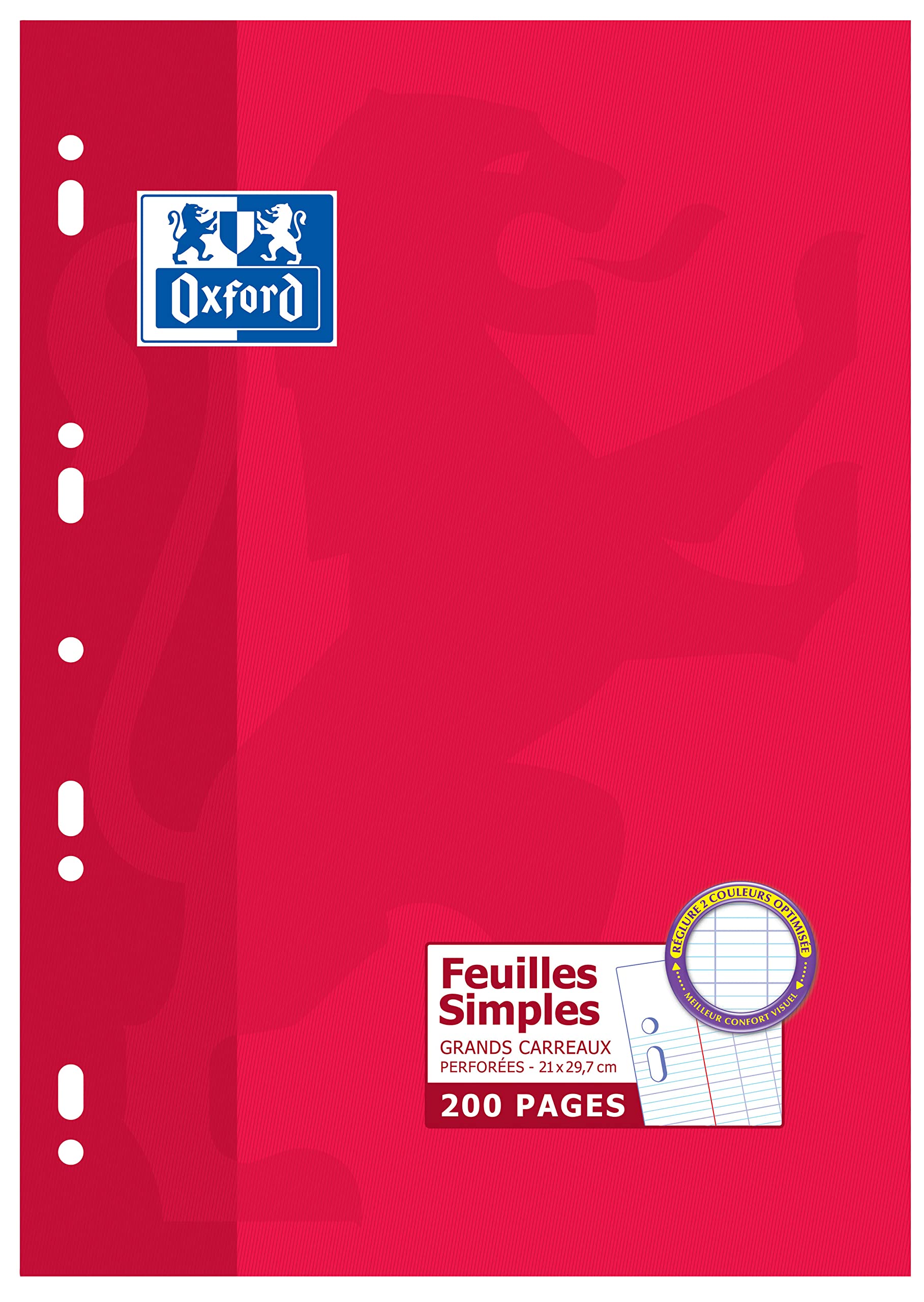 Oxford , Pack of 5 Loose Leaf Refills, A4/210 x 297 mm, 1 unit