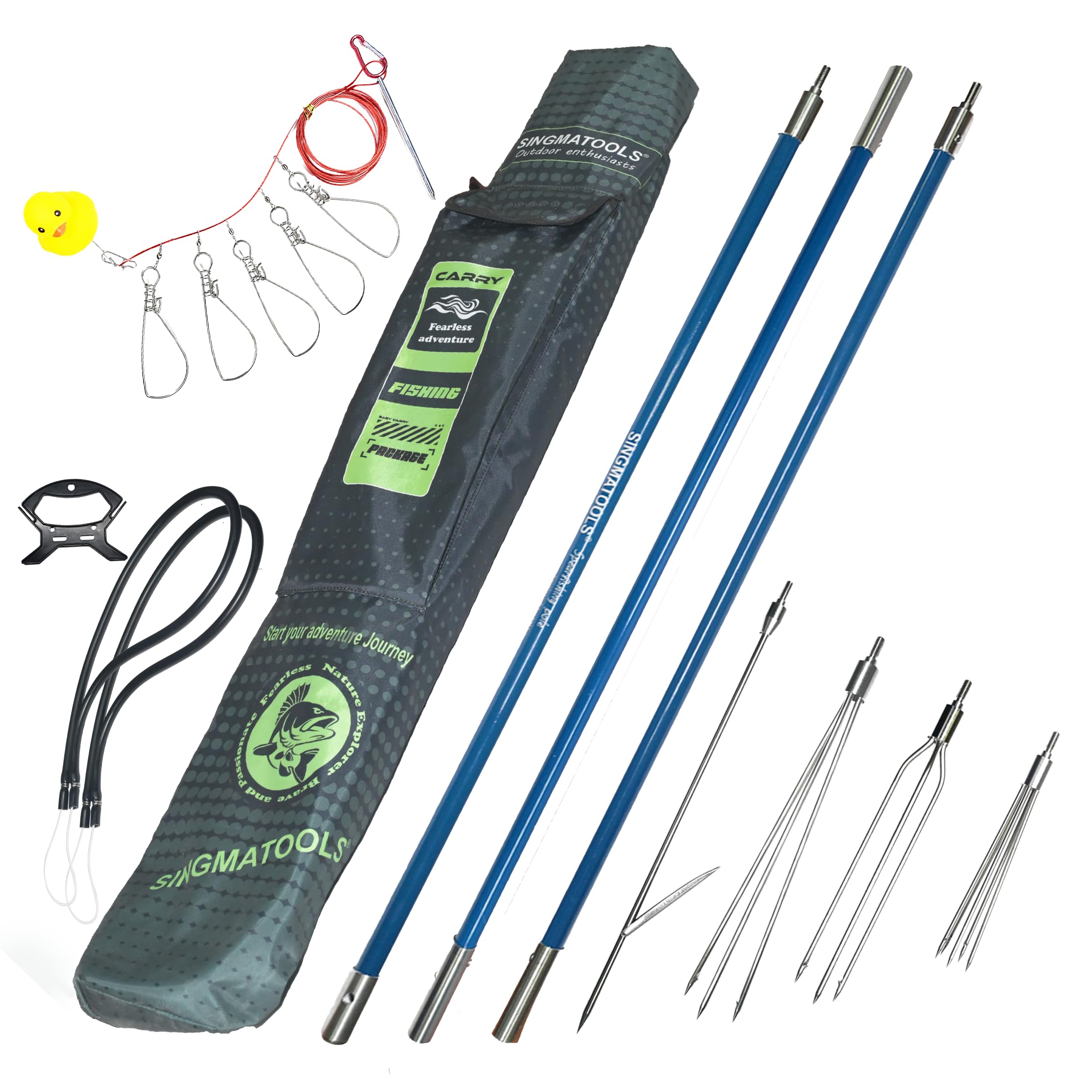 SINGMATOOLS Spearfishing Pole Hawaiian Sling Fishing Standard, Dark Blue |  eBay