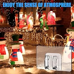 RSK 200Pcs Hooks for Outdoor String Lights