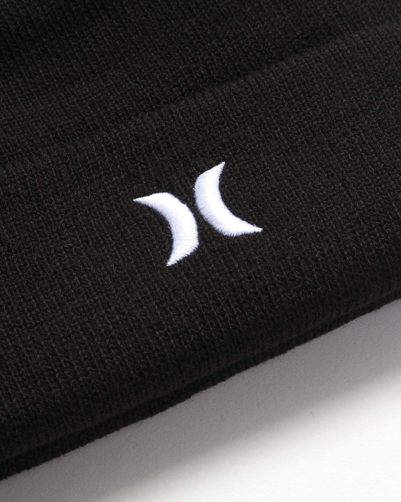 Hurley Men's Winter Hat - Icon Knit Cuffed Beanie for Men - Skull Caps for Men