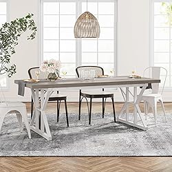 Tribesigns Farmhouse Dining Table for 6