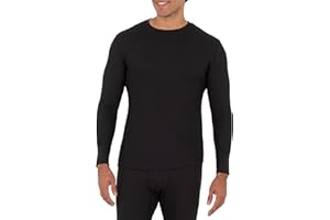 Fruit of the Loom Men's Recycled Waffle Thermal Underwear Crew Top (1 and 2 Packs)